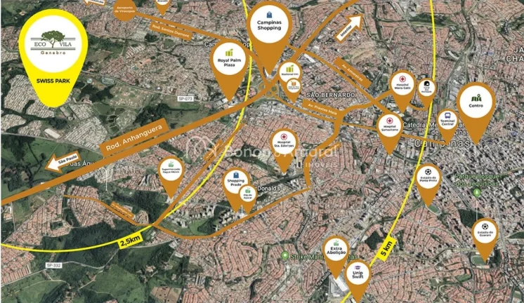 Imagem Apartamento de 77 m² com 2 Quartos (1 Suíte) e Varanda Gourmet com Vista Livre para Fazenda - Entr...