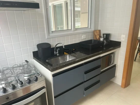 Imagem APARTAMENTO PRAIA GRANDE com 2 dormitórios sendo 1 suíte,1 vaga de garagem,varanda gourmet com churrasqueira