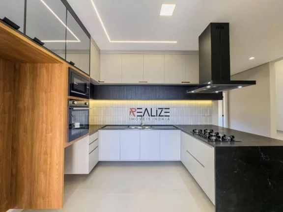 Imagem Casa moderna com 3 suítes e escritório à venda, 194 m² por R$ 1.790.000 - Condomínio London Park - Indaiatuba/SP