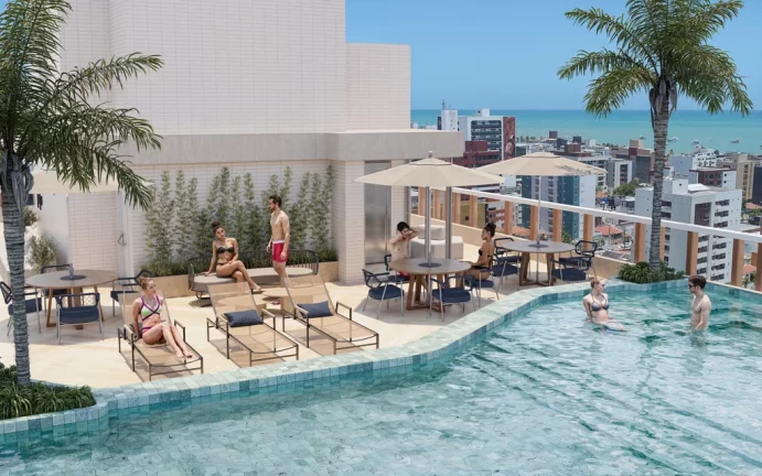 Imagem Studio à venda em João Pessoa, Cabo Branco, com 1 quarto, 26,06m2