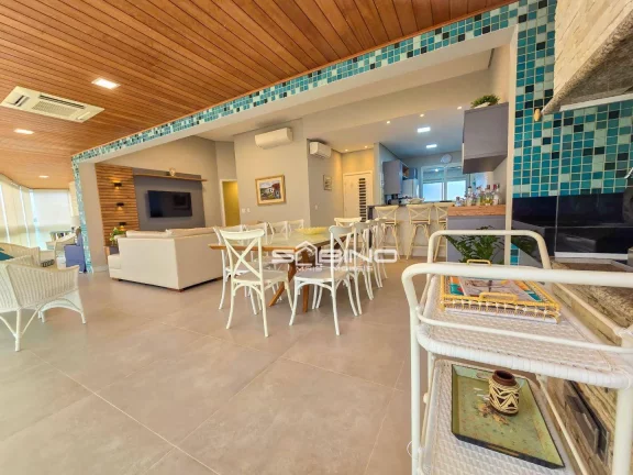 Imagem Apartamento Pé na Areia Fontal à Venda, com 4 dormitórios 4 Suítes 184m² - Riviera de São Lourenço Bertioga SP