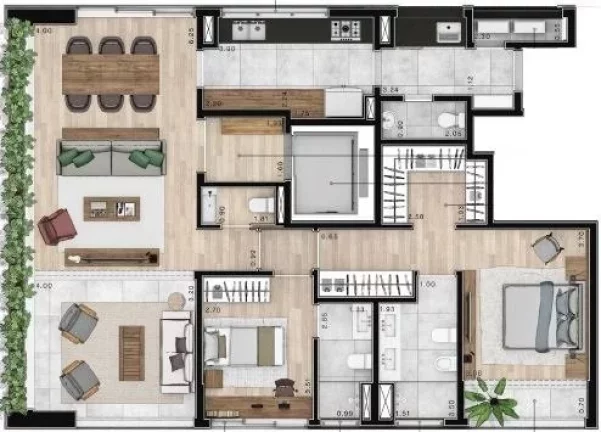 Imagem Condomínio Melo Alves 645, apartamento com 3 quartos em Cerqueira César São Paulo SP, apartment in São Paulo Braz