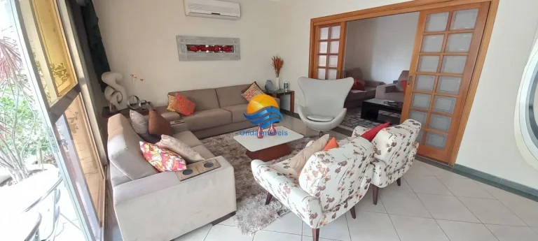 Imagem Lindo apartamento a venda em Santos na Aparecida Vista mar