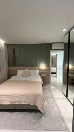 Imagem Apartamento finamente mobiliado com 4 suítes e 3 vagas de garagem em Meia Praia - Itapema/SC