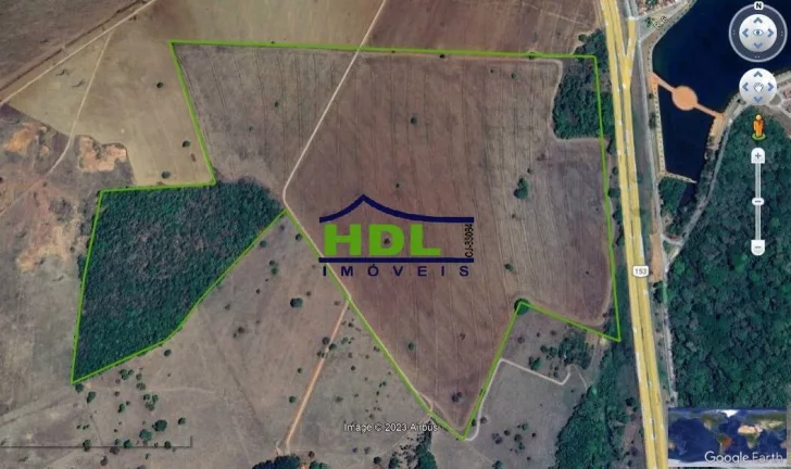 Área Comercial na BR-153 Hidrolândia GO