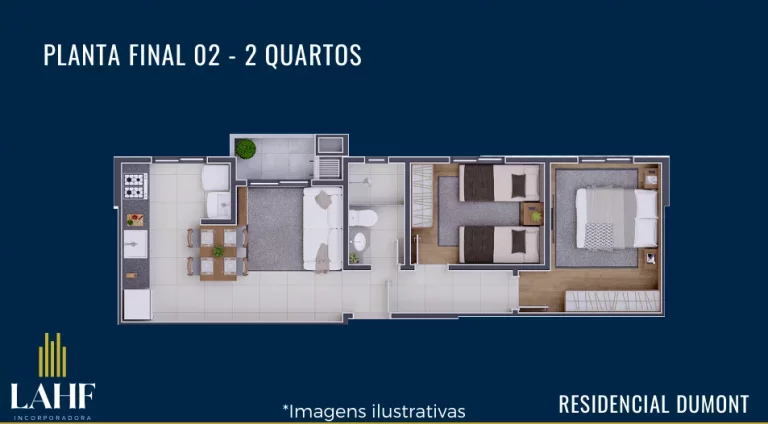 Imagem Apartamento para Venda em São José dos Pinhais, Pedro Moro, 2 dormitórios, 1 banheiro, 1 vaga