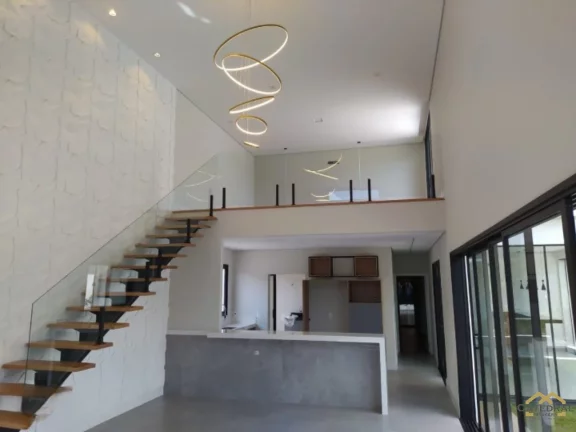 Imagem Casa Térrea com 3 suítes e 4 vagas cobertas no condomínio Brisas Jundiaí