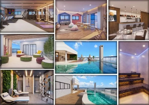 Imagem Apartamento para Venda em Praia Grande, Canto do Forte, 2 dormitórios, 2 suítes, 3 banheiros, 1 vaga
