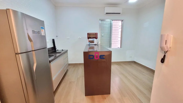 Imagem Kitnet para alugar, 22 m² por R$ 2.280/mês - Gonzaga - Santos/SP
