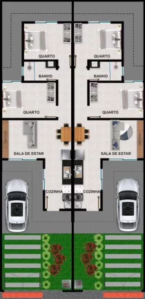 Imagem Loteamento Lisboa lll, Residencial Lion, 2 quartos a venda em Forquilas