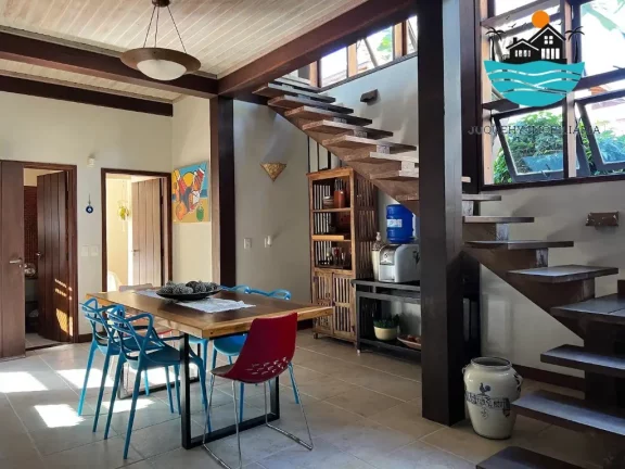 Imagem Casa bem localizada - Praia de Juquehy, 450 metros da praia, piscina, churrasqueira, 6 dormitórios, acomoda 14 pessoas | Juquehy Imobiliária