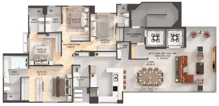 Imagem Apartamento à venda no bairro Centro - Balneário Camboriú/SC