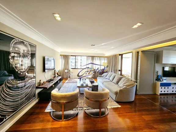 Imagem Apartamento com 3 dormitórios (3 suítes) à venda, 162 m² - Moema - São Paulo/SP