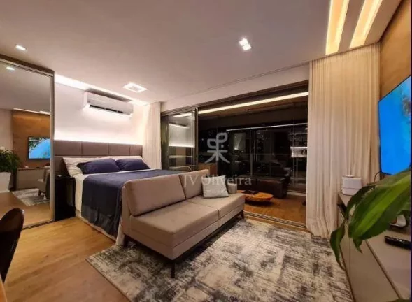 Imagem Apartamento com 1 dormitório à venda - Brooklin Paulista - São Paulo/SP