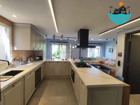 Imagem Casas a Venda em Juquehy, com 03 Suítes, churrasqueira, 02 Vagas, piscina, sauna, serviço de praia147m² de área construída | Juquehy Imobiliária