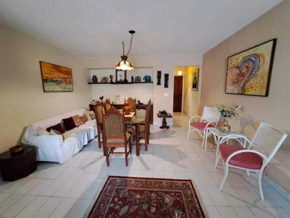 Imagem Apartamento com 3 dormitórios, 140 m² - venda por R$ 700.000,00 ou aluguel por R$ 5.000,00/mês - Pitangueiras - Guarujá/SP
