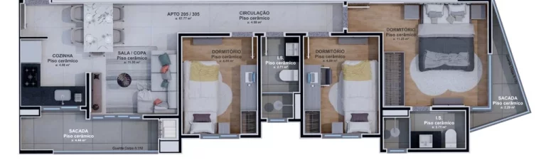 Imagem Barcelona - Apartamento à venda no bairro Hauer - Curitiba/PR