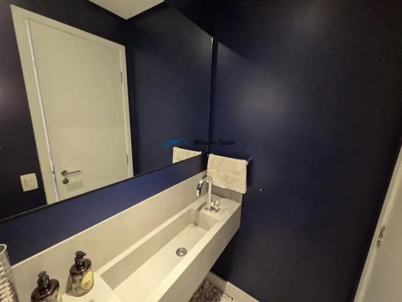 Imagem Lindo Apartamento para Venda no Condomínio Clube Domo Life, com 3 dormitórios, com 123m², 2 vagas, varanda Gourmet, Centro de São Bernardo do Campo