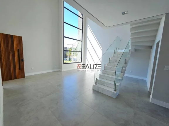 Imagem Casa/Sobrado moderno com 4 suítes à venda, 299 m² por R$ 2.489.000 - Condomínio Alto Padrão - Indaiatuba/SP