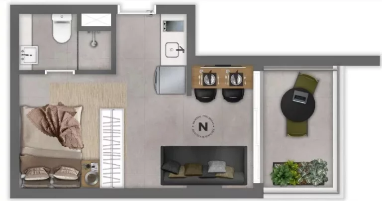 Imagem Studio de Luxo de 23,74m² à Venda na Vila Mariana