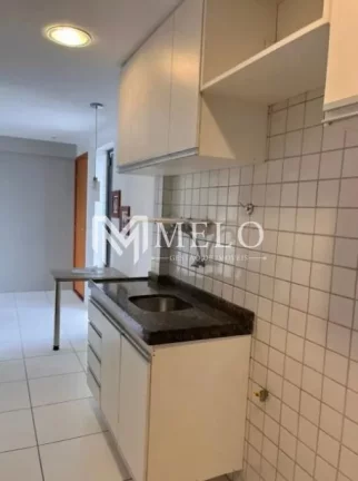 Imagem PARNAMIRIM - Flat com 1qto, 1vaga sendo a ÚNICA unicade com mega varanda