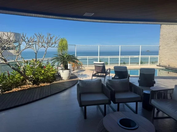 Imagem Luxuosa cobertura pé na areia à venda na Riviera de São Lourenço Módulo 07: 4 quartos, 4 suítes, 3 salas, 4 vagas de garagem, 400,03 m².