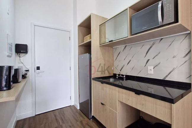 Imagem Studio Alto Padrão 23m² Brooklin: Vista Livre e Metrô Perto