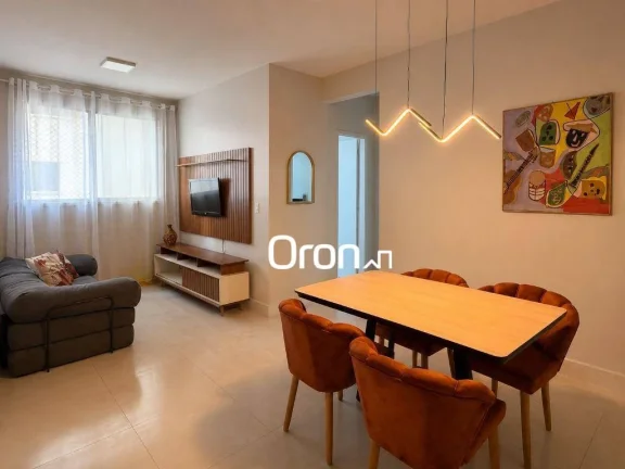 Apartamento mobiliado com 2 dormitórios à venda, 56 m² por R$ 430.000 - Setor Bueno - Goiânia/GO