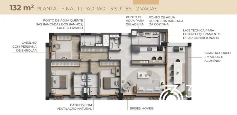 Imagem Apartamento para Venda em São Paulo / SP no bairro Jardim Paulista