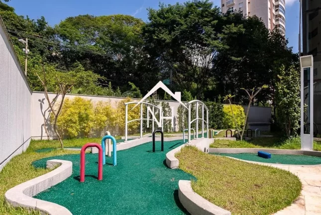 Imagem apartamento de 217m c/ 3 suítes, solarium, mirante, mini golfe, spa, piscina, academia, deck molhado, playground, quadra, salão de festas