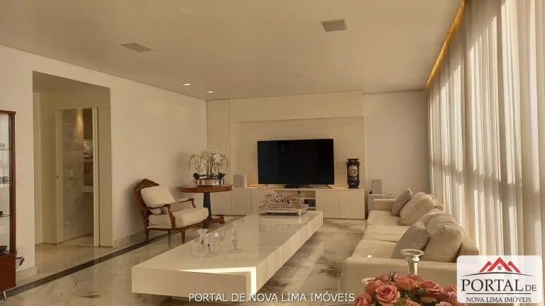 Imagem Apartamento a venda no Belvedere, um apartamento de 4 quartos a venda, 240 m² e 5 vagas livres, acabamento impecável