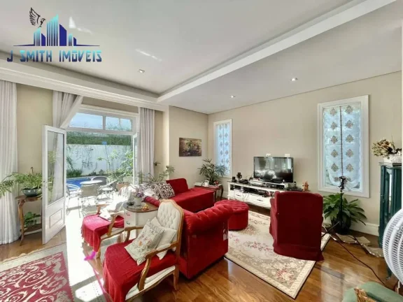 Imagem CASA NÉOCLÁSSICO, AMPLA EM TODOS AMBIENTES, PISCINA, 4 VAGAS, 4 SUÍTES.