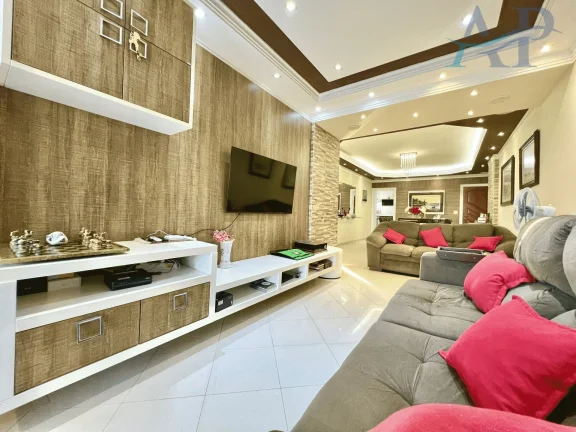 Imagem Apartamento em Praia Grande Frente Mar com 3 Dormitórios