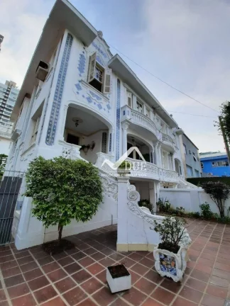 Imagem Sobrado com 4 dormitórios à venda, 280 m² por R$ 1.915.000 - Pompéia - Santos/SP