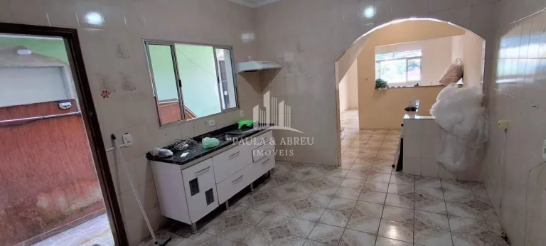 Imagem São 2 Casas 125m², 3 Dormitórios, 2 Banheiros, Lavanderia Grande, 1 Vaga + 2 Cômodos no Jardim Miranda D'Ávis, Mauá-SP