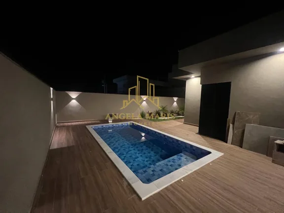 Imagem Casa Sobrado, 3 dormitórios ( 1 suíte), 4 vagas, Santa Mônica, Caçapava.
