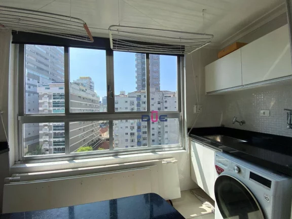 Imagem Apartamento com 3 dormitórios à venda, 127 m² por R$ 820.000,00 - Pompéia - Santos/SP