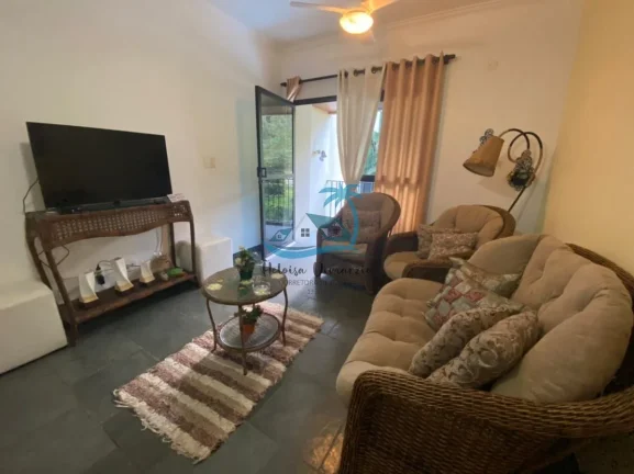 Imagem Belíssimo apartamento com 3 dormitórios na Praia da Enseada em Ubatuba - ao lado da praia, mais ou menos 50 metros do mar.