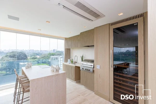 Imagem Com projeto da renomada arquiteta Fernanda Negrelli, esse apartamento de 229m2 imprime de forma harm...