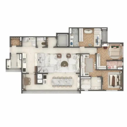 Imagem APARTAMENTO RESIDENCIAL em São Paulo - SP, Brooklin Paulista