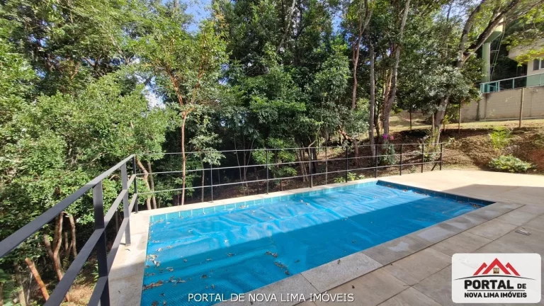 Imagem Casa a venda no condomínio Quintas do Sol em Nova Lima. Casa de 1 pavimento. Casa com 3 suítes, casa de alto luxo. Casa nova a venda no Quintas do Sol