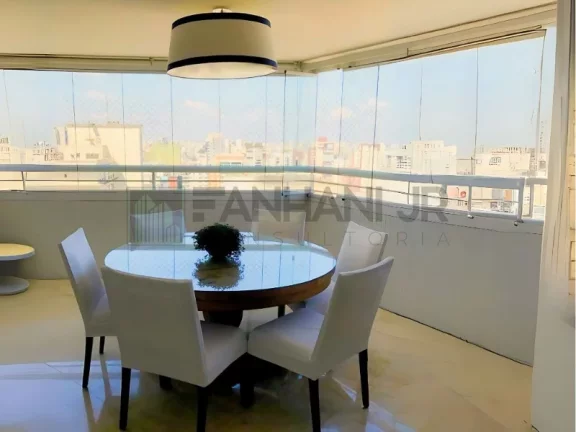 Imagem Luxuoso apartamento para locação no Paraíso, São Paulo-SP: 4 quartos, 4 suítes, 3 salas, 6 banheiros, 4 vagas, 265m².