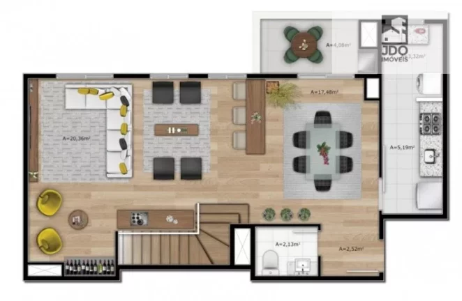 Imagem Cobertura Duplex a Venda no bairro Capão Raso - Curitiba, PR