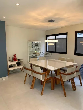 Imagem Casa de luxo em condomínio no Jardim Celeste, Jundiaí-SP: 4 quartos, 4 suítes, 2 salas, 5 banheiros, 4 vagas de garagem, 260m².