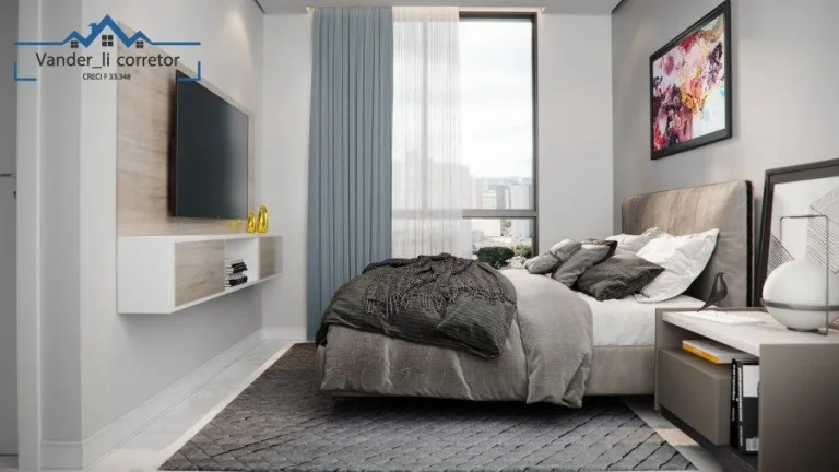 Imagem Apartamento à venda no Centro de Foz do Iguaçu-PR: 1 quarto, 1 banheiro, 1 vaga de garagem, 56,00m² de área.