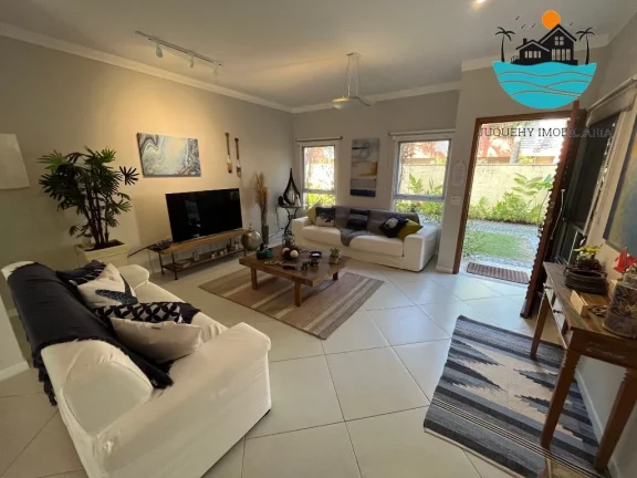 Imagem Casa de Temporada em Juquehy - Casa em condomínio, 3 suítes, 600metros da praia, 2 vagas, piscina privativa max. 8 pessoas | Juquehy Imobiliária