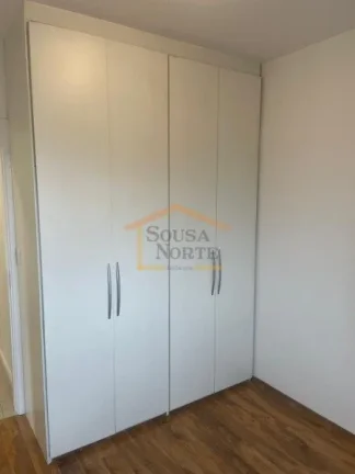 Imagem Apartamento 45m², 1 suíte, sala 2 ambientes, sacada, armários na cozinha e banheiro, área de ser...