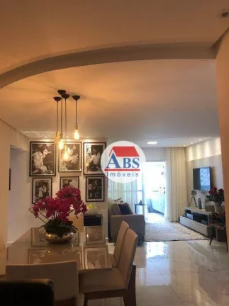 Imagem Maravilhoso Apartamento com 3 Dormitórios/Suítes à 50m do Mar, 139m² por R$ 999.000 - Vila Guilhermina - Praia Grande/SP