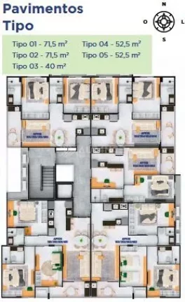 Imagem Apto - 3 Quartos - 1 Suíte - 71,50 m² - Bessa, João Pessoa/PB