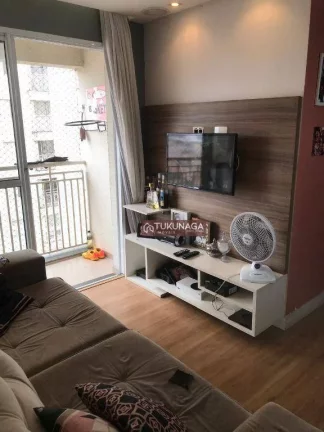 Imagem Apartamento com 3 dormitórios à venda, 62 m² por R$ 405.000,00 - Ponte Grande - Guarulhos/SP